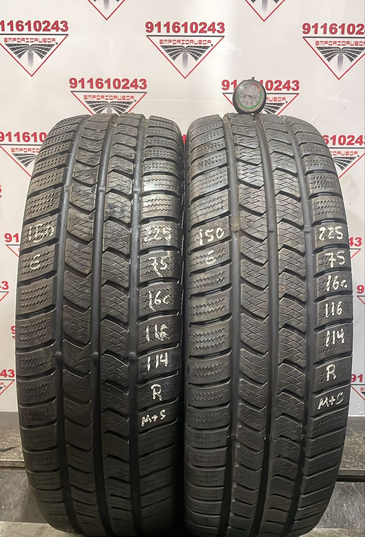 CONTINENTAL VANCOCONTACWINTER USADO M+S 225/75 R16C 116/114 R